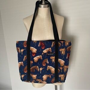 Broad Bay horse print tote bag